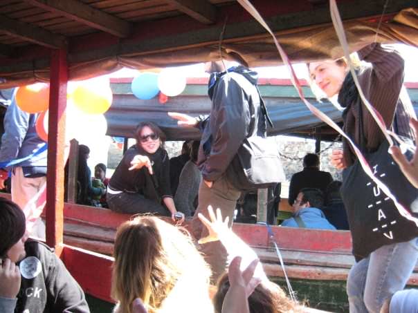 2008.asunción. visita aree in barca