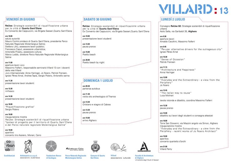 Villard 13 Quartu Alghero 2012