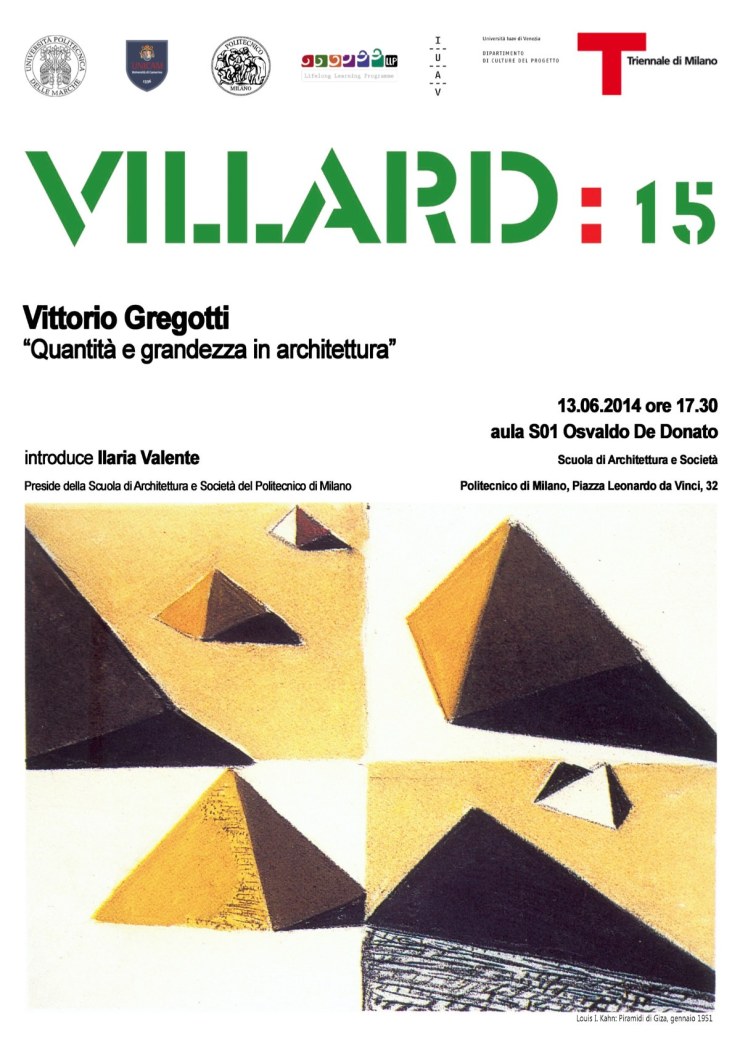Villard 15 Milano Gregotti