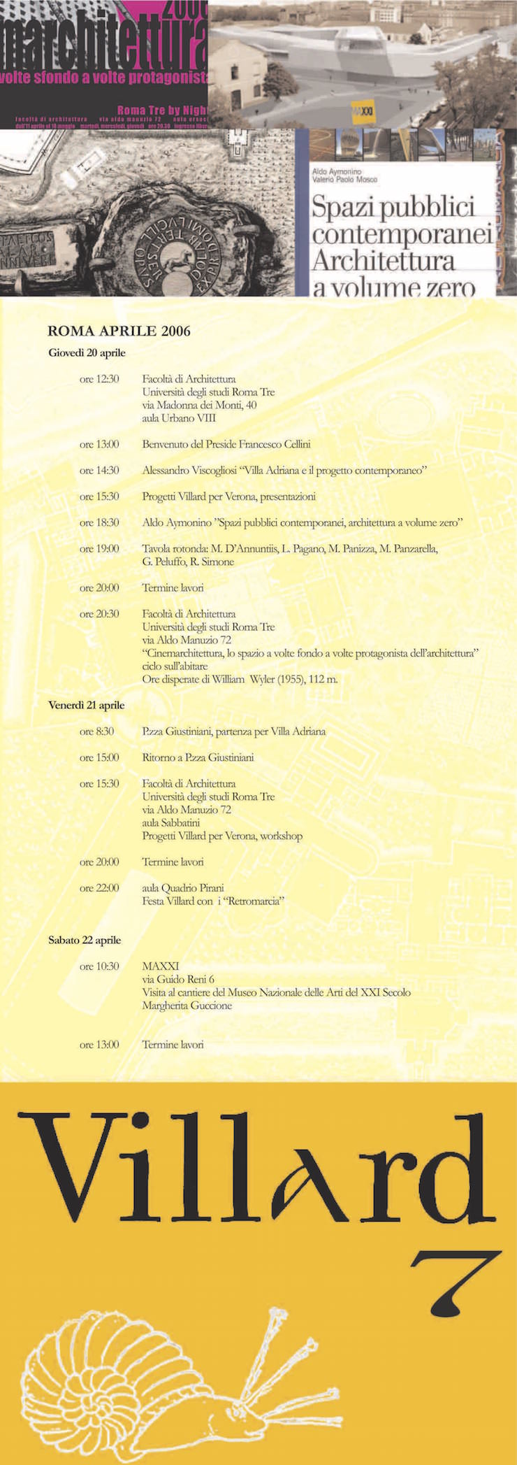 villard-7-roma-programma