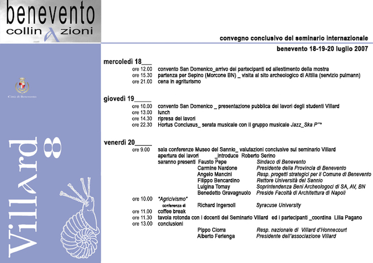 villard-8-benevento-2007-programma