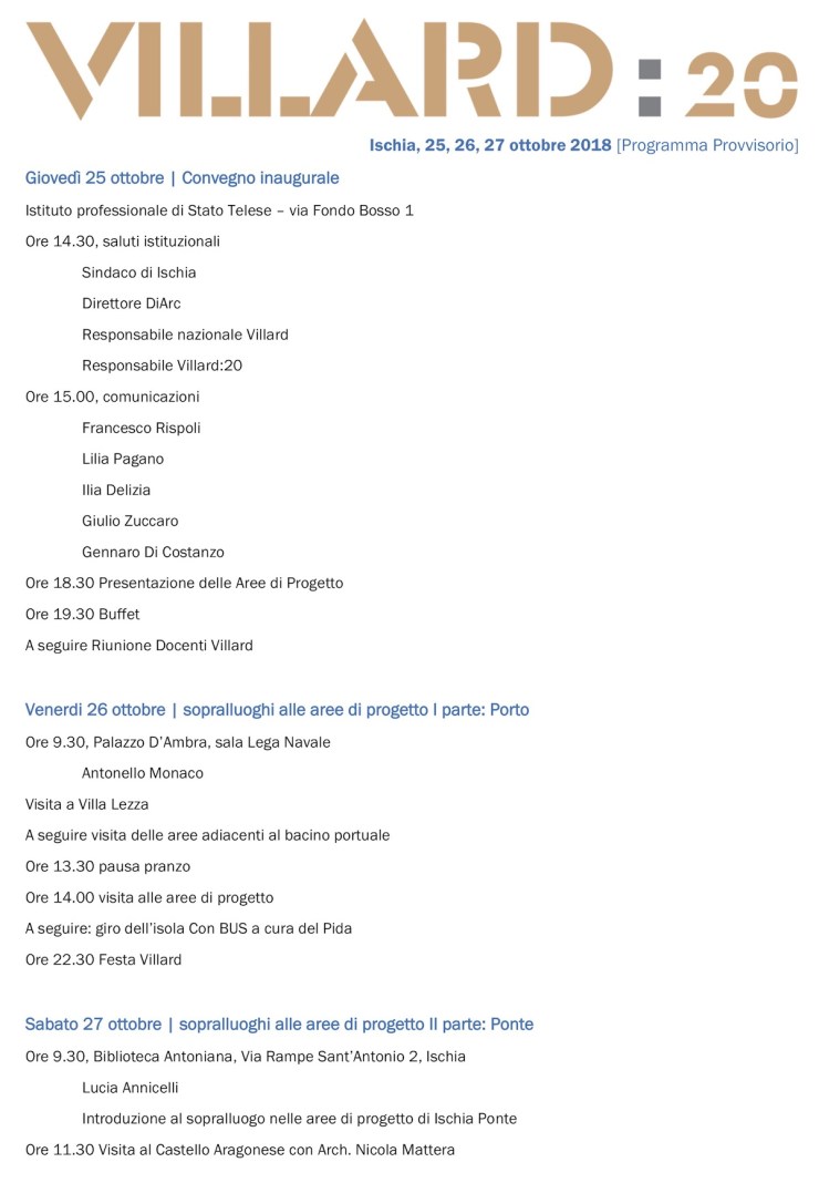V 20 - ischia programma bozza